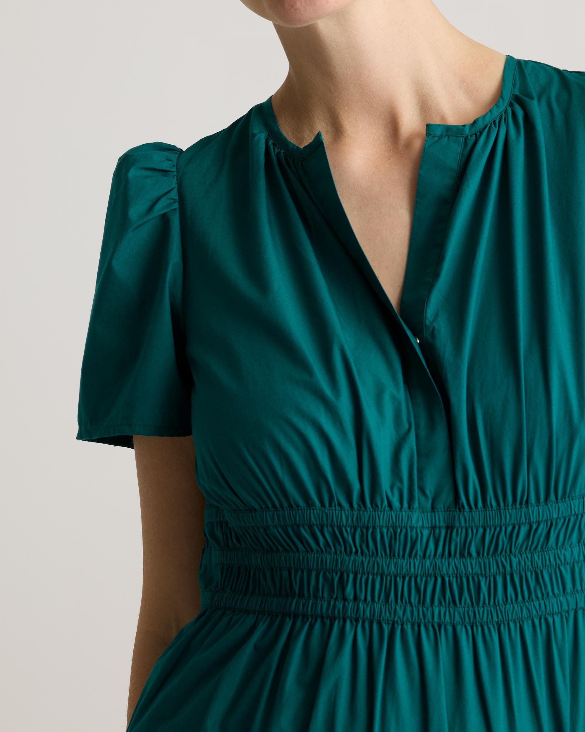 Quince | Women's Poplin Maternity Tiered Maxi Dress Organic Cotton Product Image