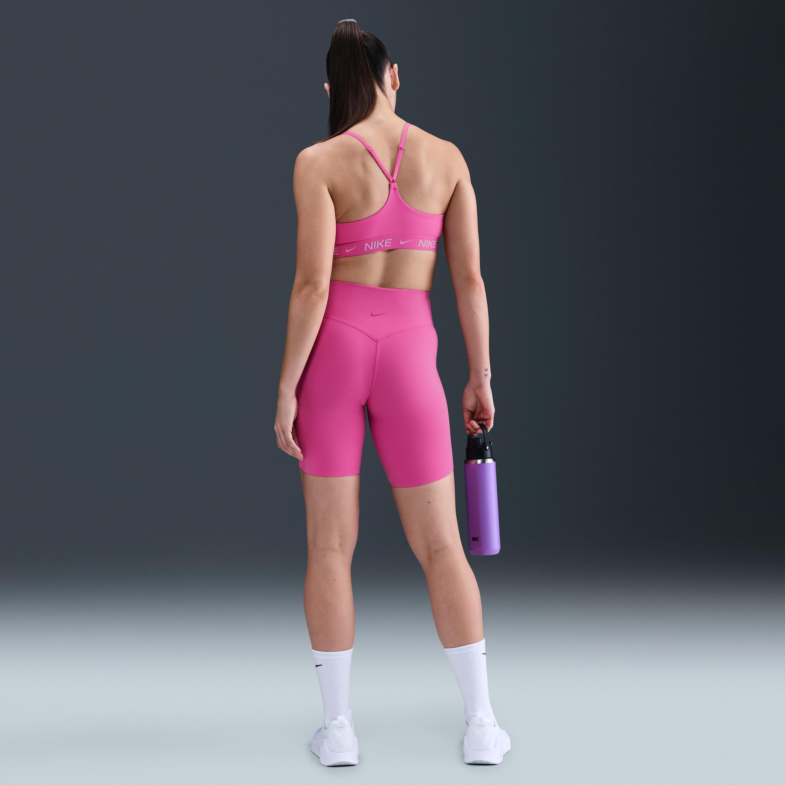 Nike Women's Universa Medium-Support High-Waisted 8" Biker Shorts with Pockets Product Image