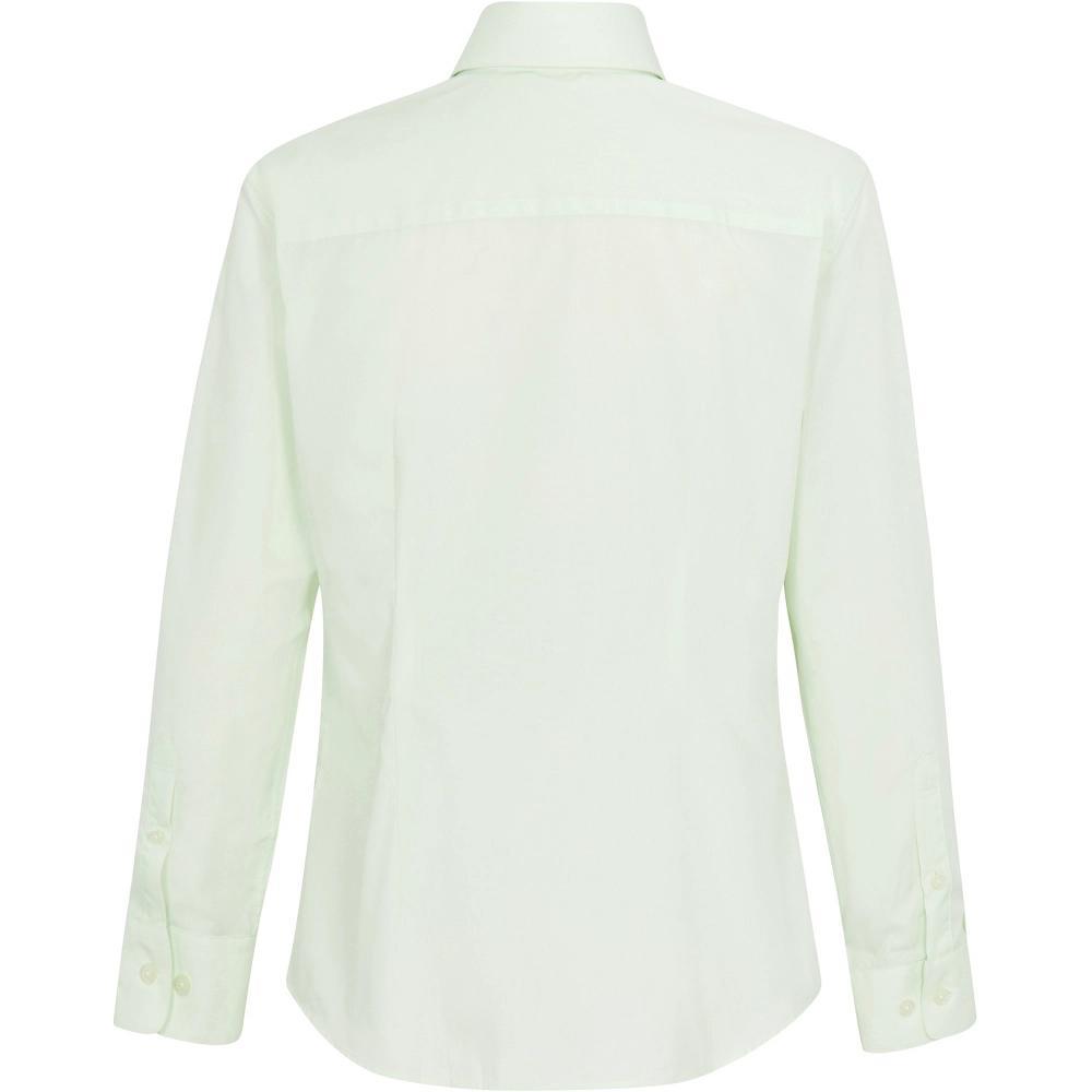 Women's Button Down Long Sleeve Poplin Dress Shirts for Work Office Business Casual Blouse Tops (Available in Plus Size) Product Image