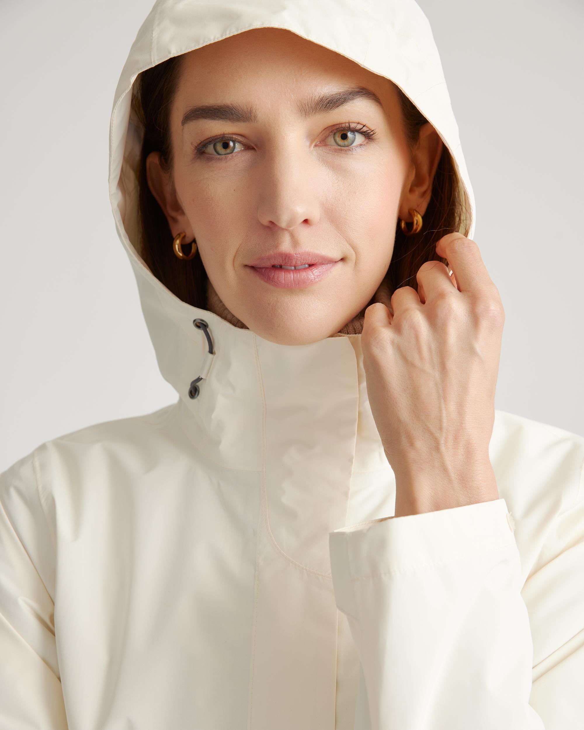 Quince | Women's Weatherproof Short Rain Shell Jacket Size XL, Polyester/Recycled Polyester Blend Product Image