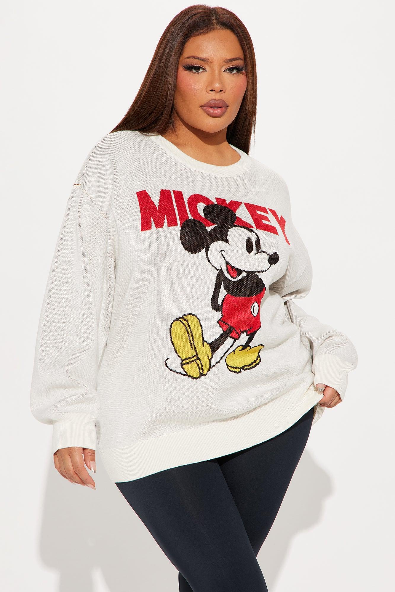 Happy Mickey Mouse Sweater - White/combo Product Image