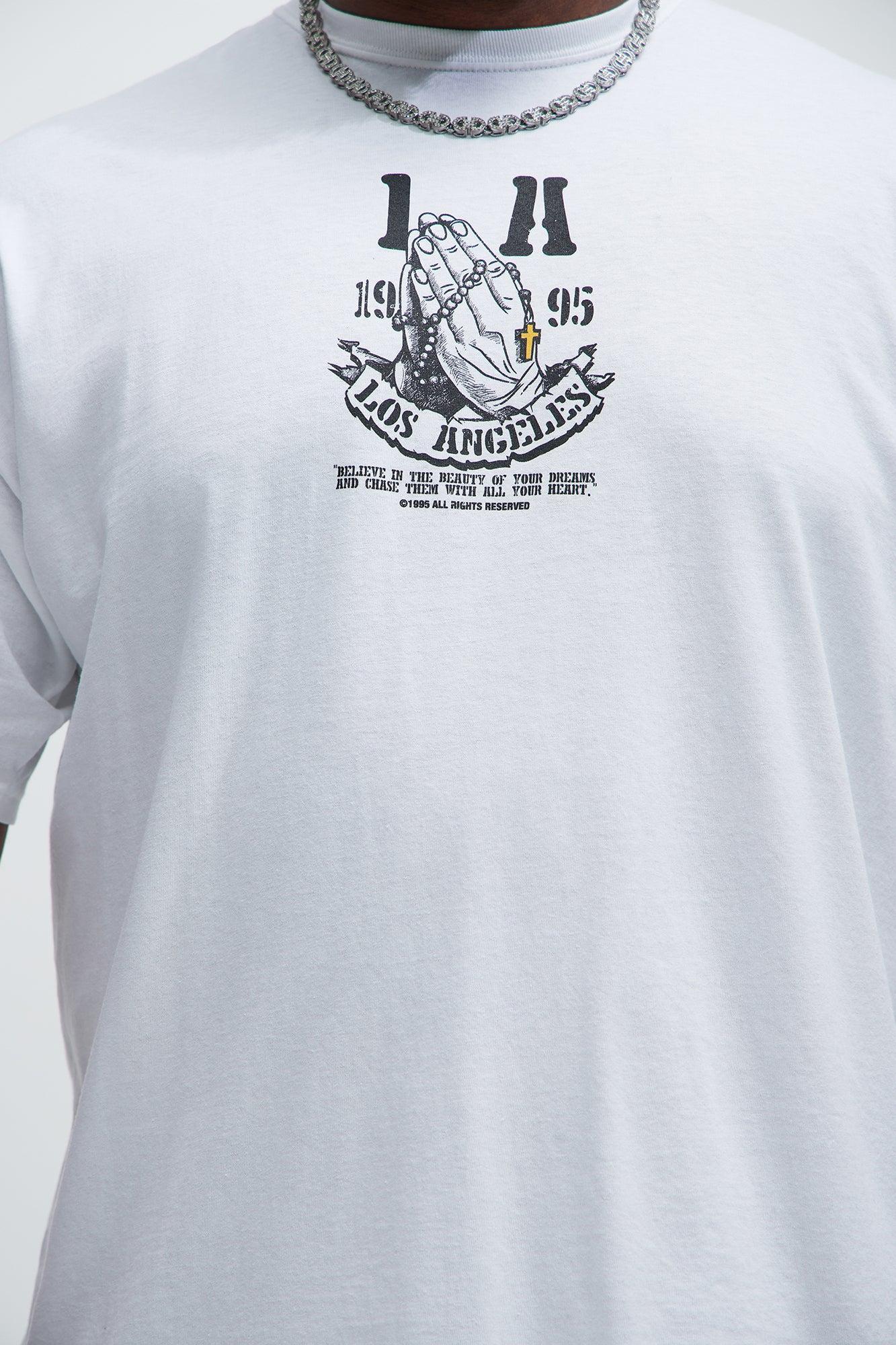 LA Blessed 1995 Short Sleeve Tee - White Product Image