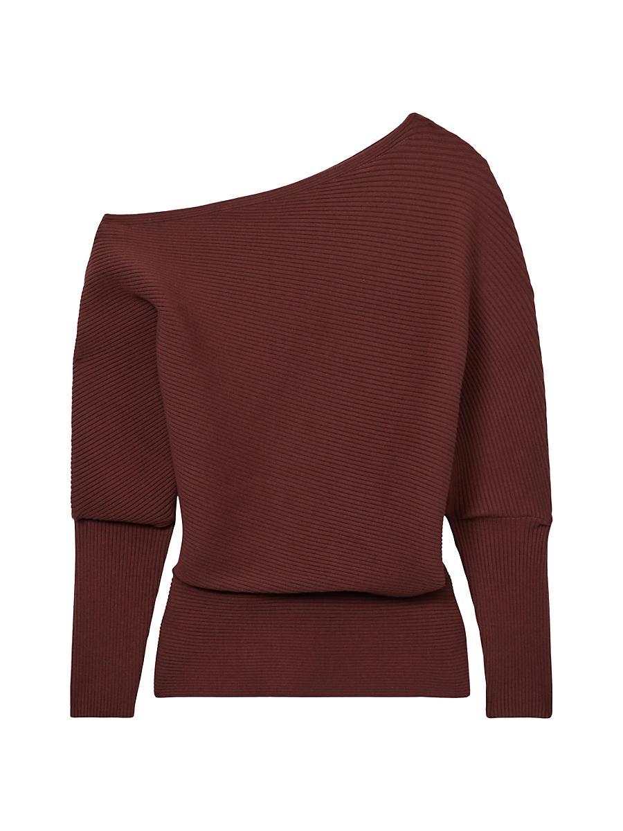 Womens Lorna One-Shoulder Sweater Product Image