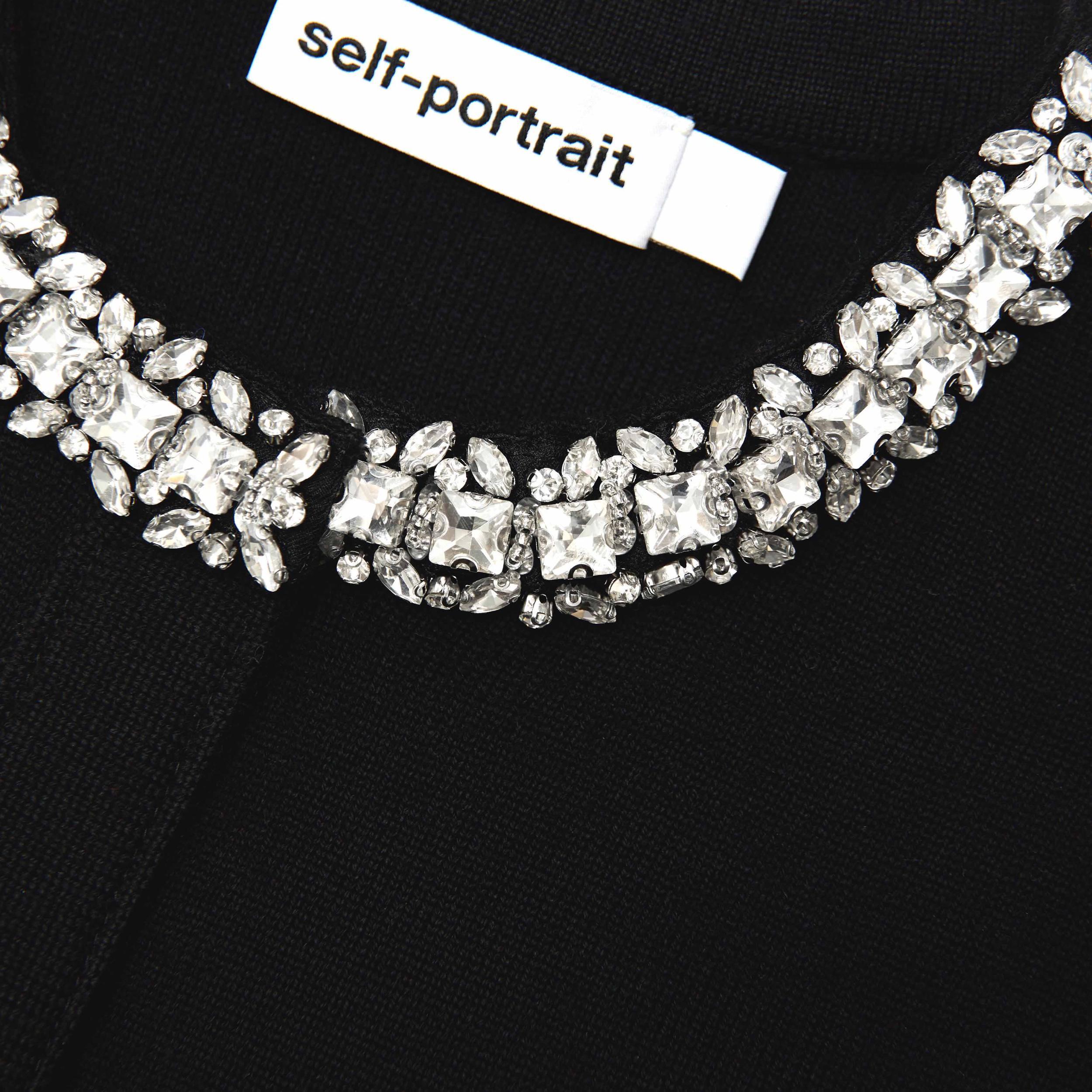 Black Embellished Cardigan Product Image