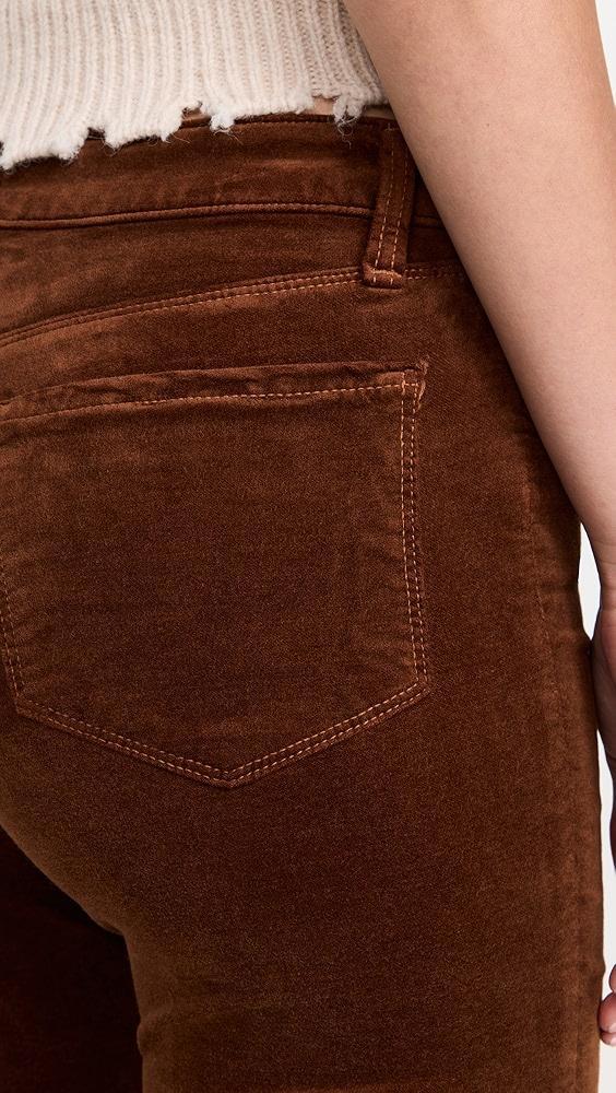 L'AGENCE Stevie Velvet Straight Jeans | Shopbop Product Image