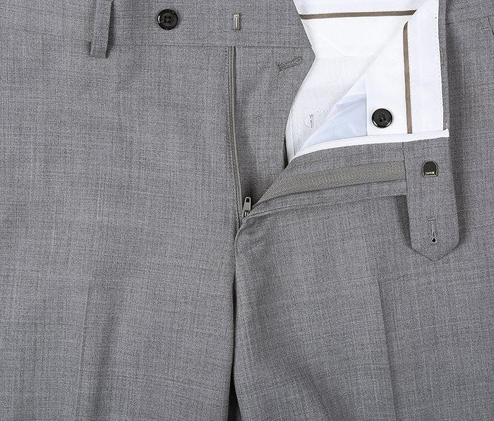 (Limited Sizes) 100% Virgin Wool Regular Fit Light Gray Suit Product Image