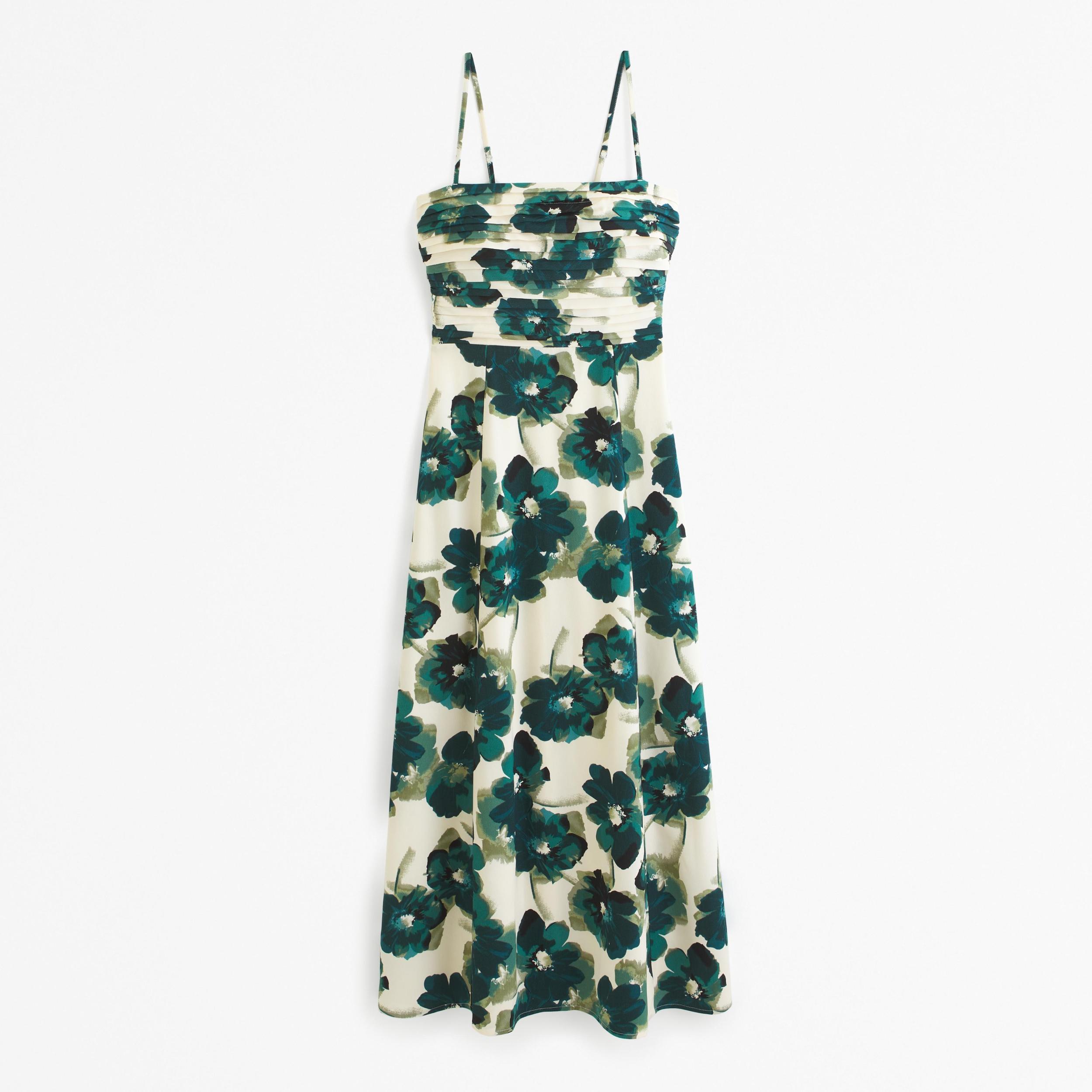 The A&F Emerson Crepe Midi Dress Product Image