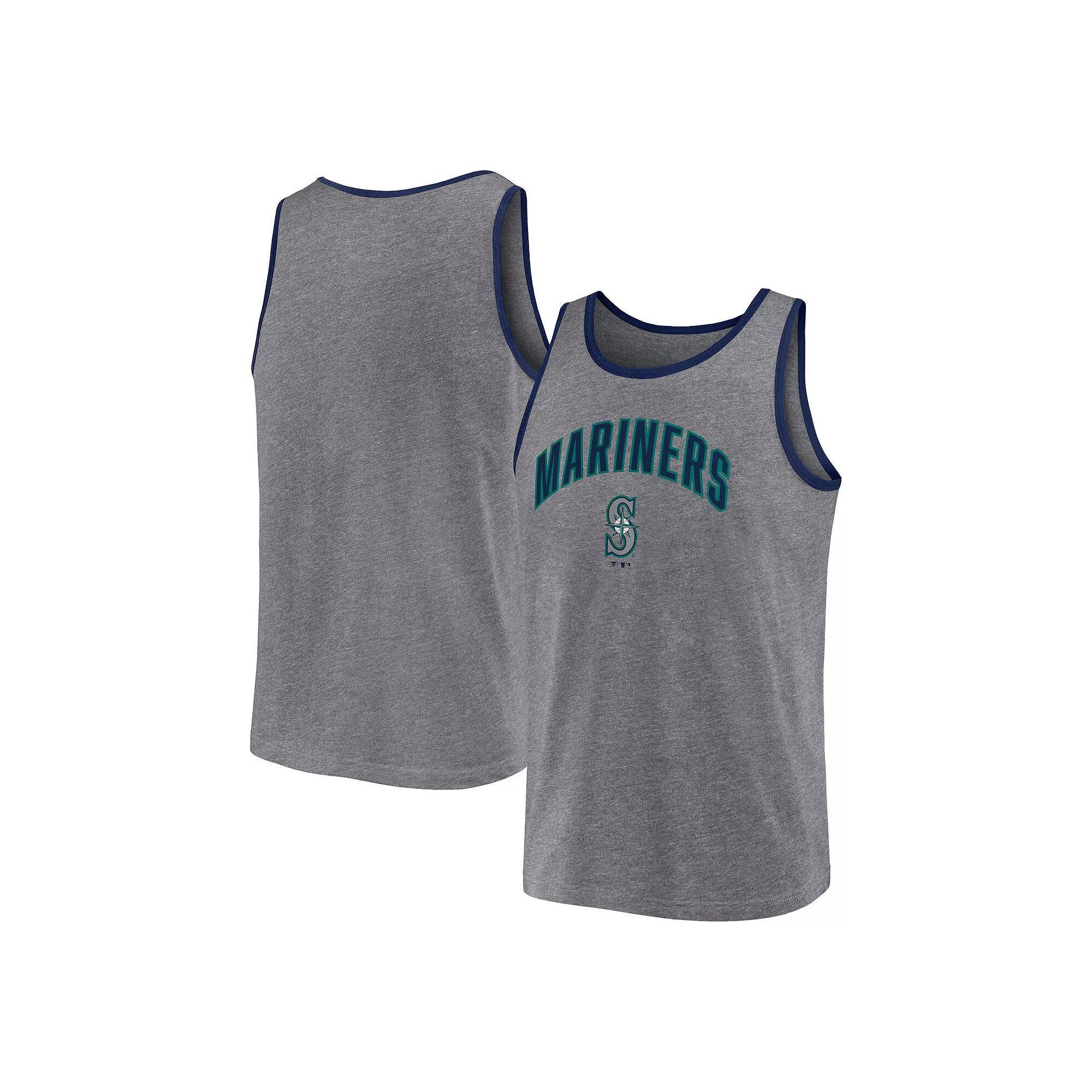 Men's Fanatics Branded  Heather Gray Detroit Tigers Primary Tank Top, Size: Small, Grey Product Image