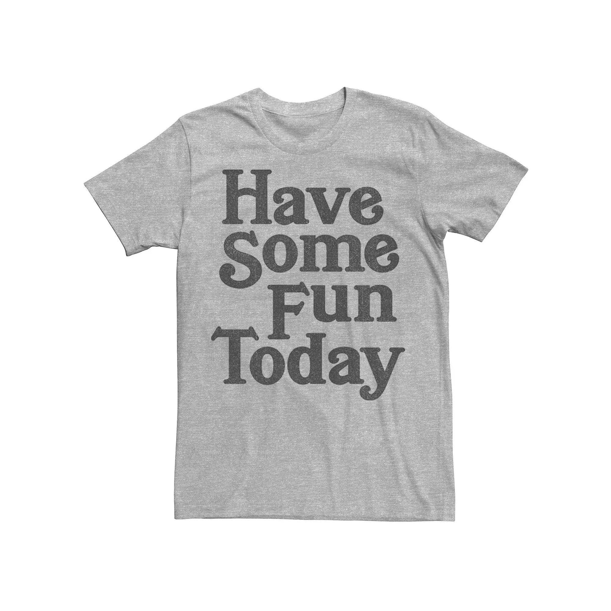Men's Fifth Sun "Have Some Fun Today" Bold Tee, Size: Small, Athletic Grey Product Image