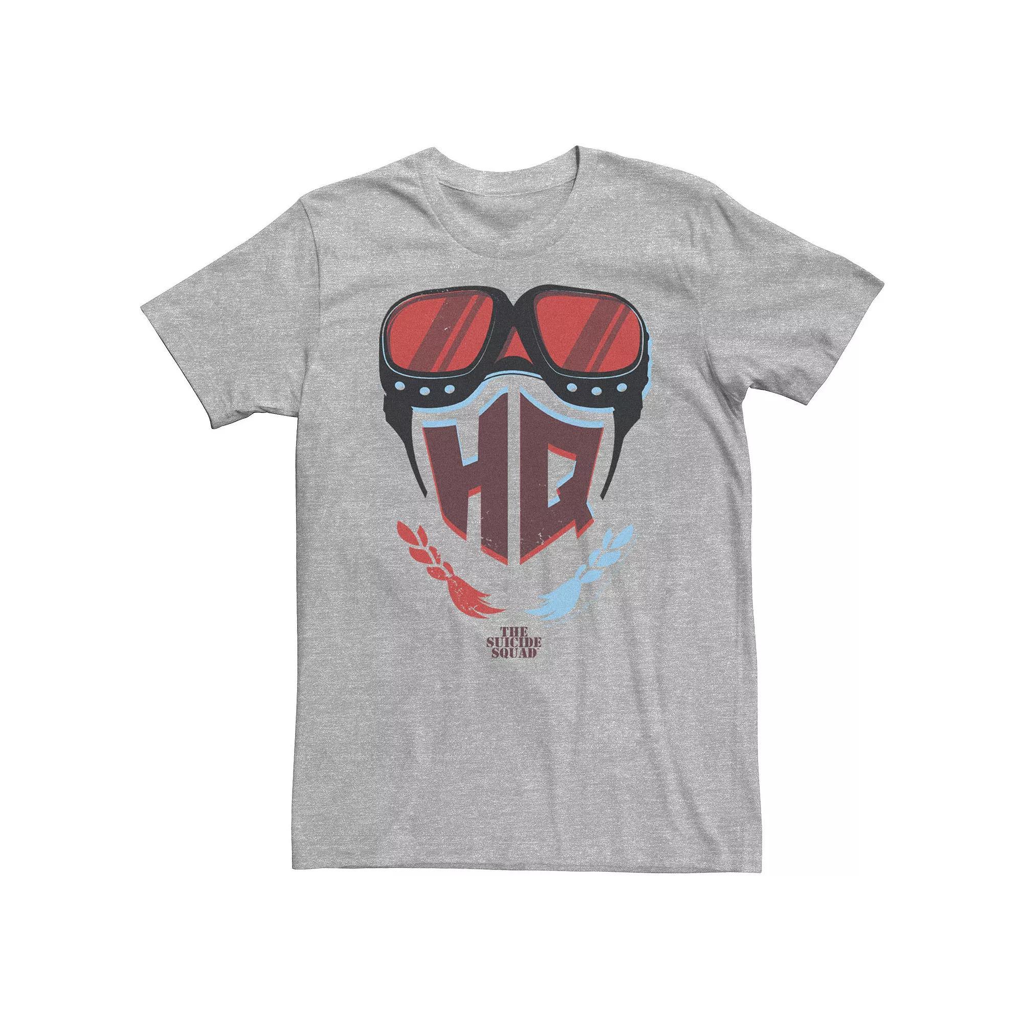 Big & Tall DC Comics The Suicide Squad HQ Goggles Tee, Men's, Size: 4XL, Athletic Grey Product Image