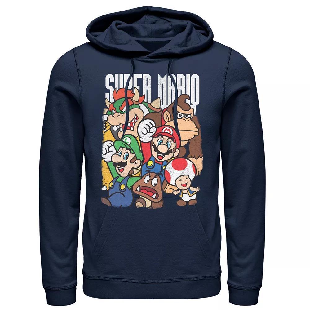 Men's Nintendo Super Group Pullover, Size: XL, Blue Product Image