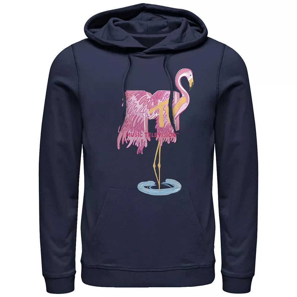 Men's MTV Flamingo Logo Hoodie, Size: XL, Blue Product Image