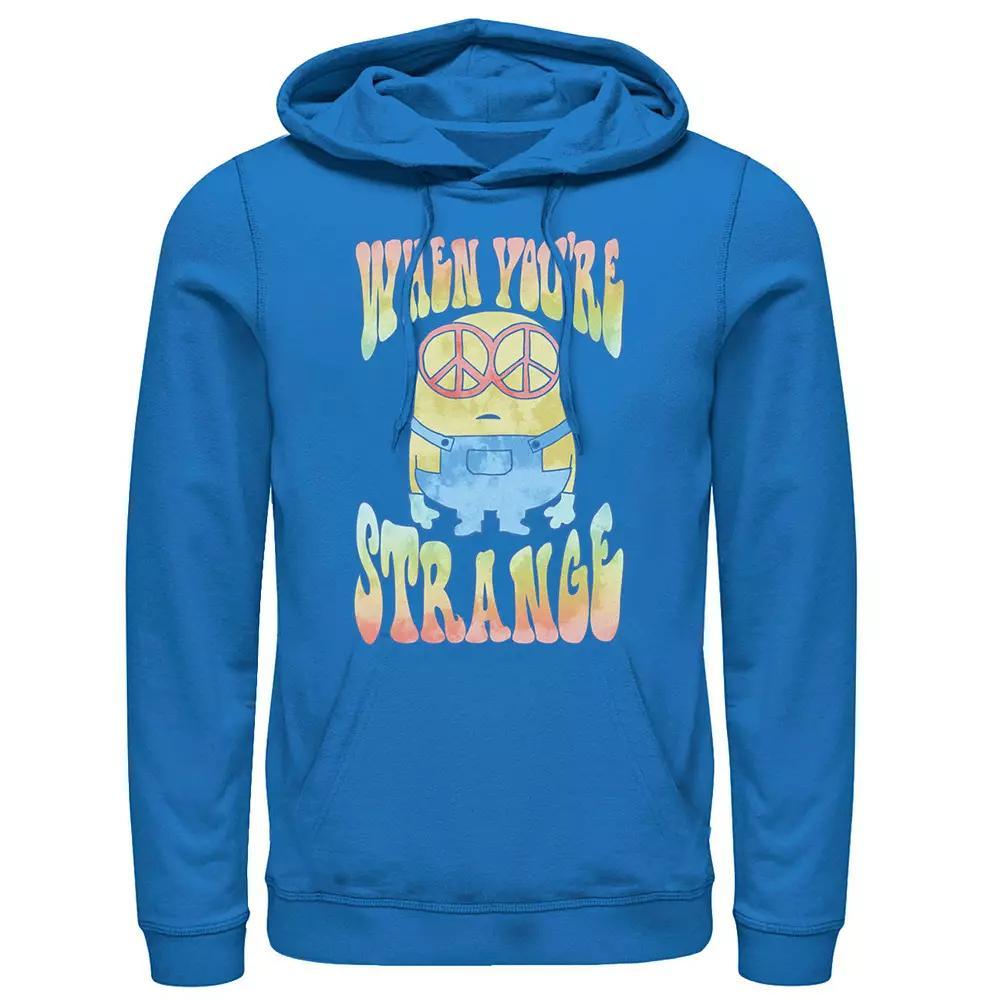 Men's Despicable Me Minions When You're Strange Pullover Hoodie, Size: XL, Royal Product Image