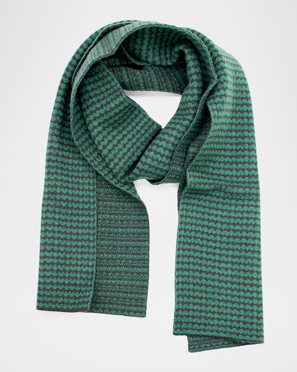 Mens Jacquard Scarf with Design Product Image