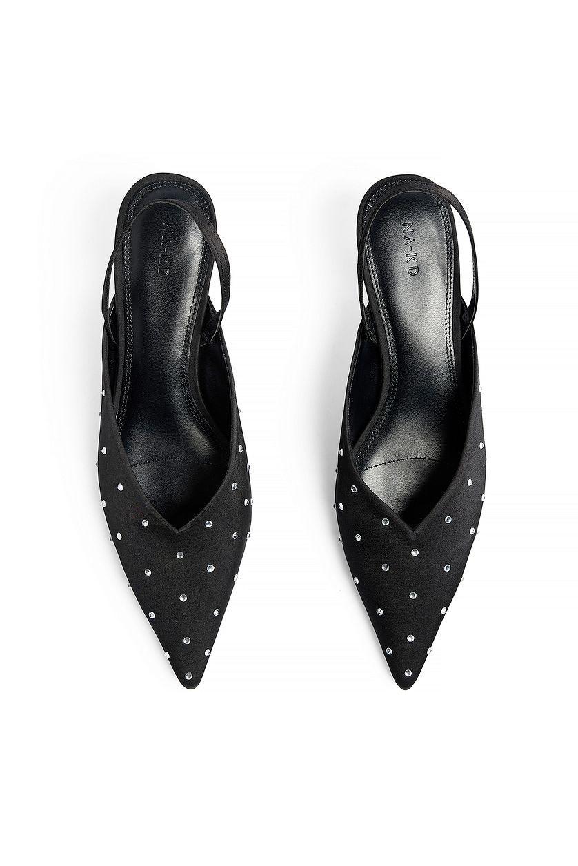 Gem Detailed V-Cut Pumps Product Image