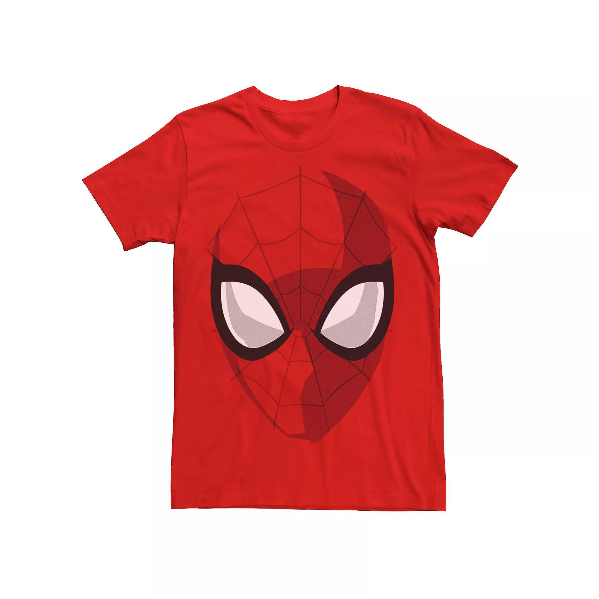 Men's Marvel Spider-Man Modern Big Face Tee, Size: Small, Red Product Image