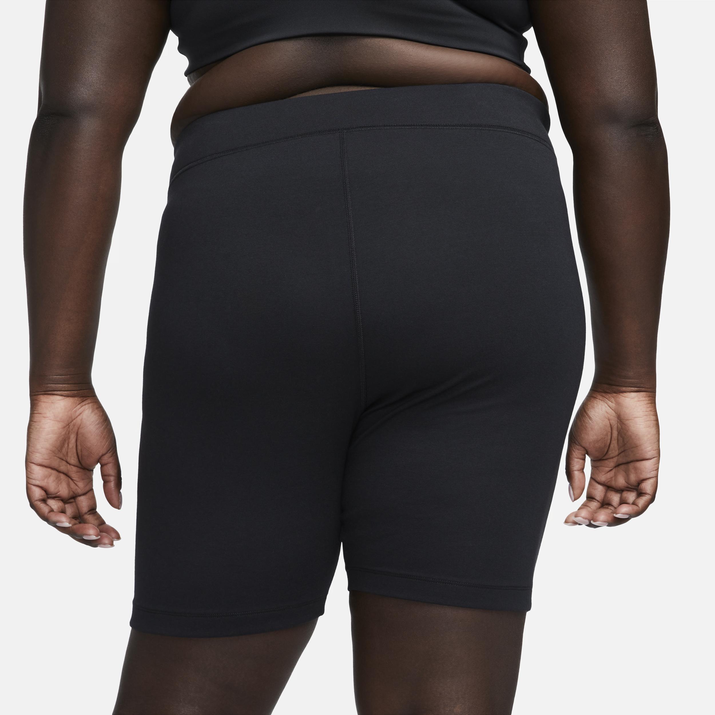 Womens Nike Sportswear Classic High-Waisted 8 Biker Shorts (Plus Size) | FB3102-010 Product Image