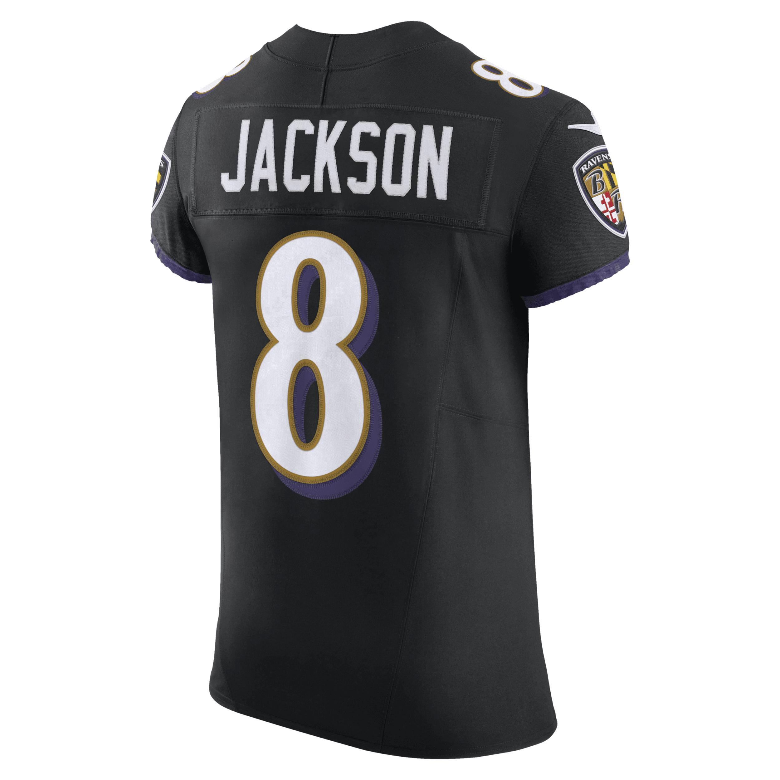 Mens Nike Lamar Jackson Baltimore Ravens Alternate Vapor F.U.S.E. Elite Jersey Product Image