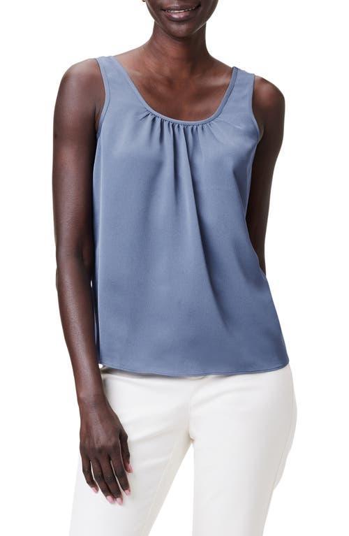 Womens Satin Chiffon Scoop Tank Product Image