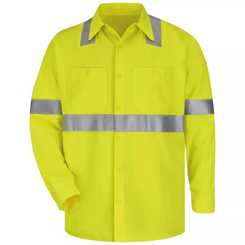 Men's Bulwark FR CoolTouch 2 Hi-Visibility Work Shirt, Size: XXL, Multi Product Image