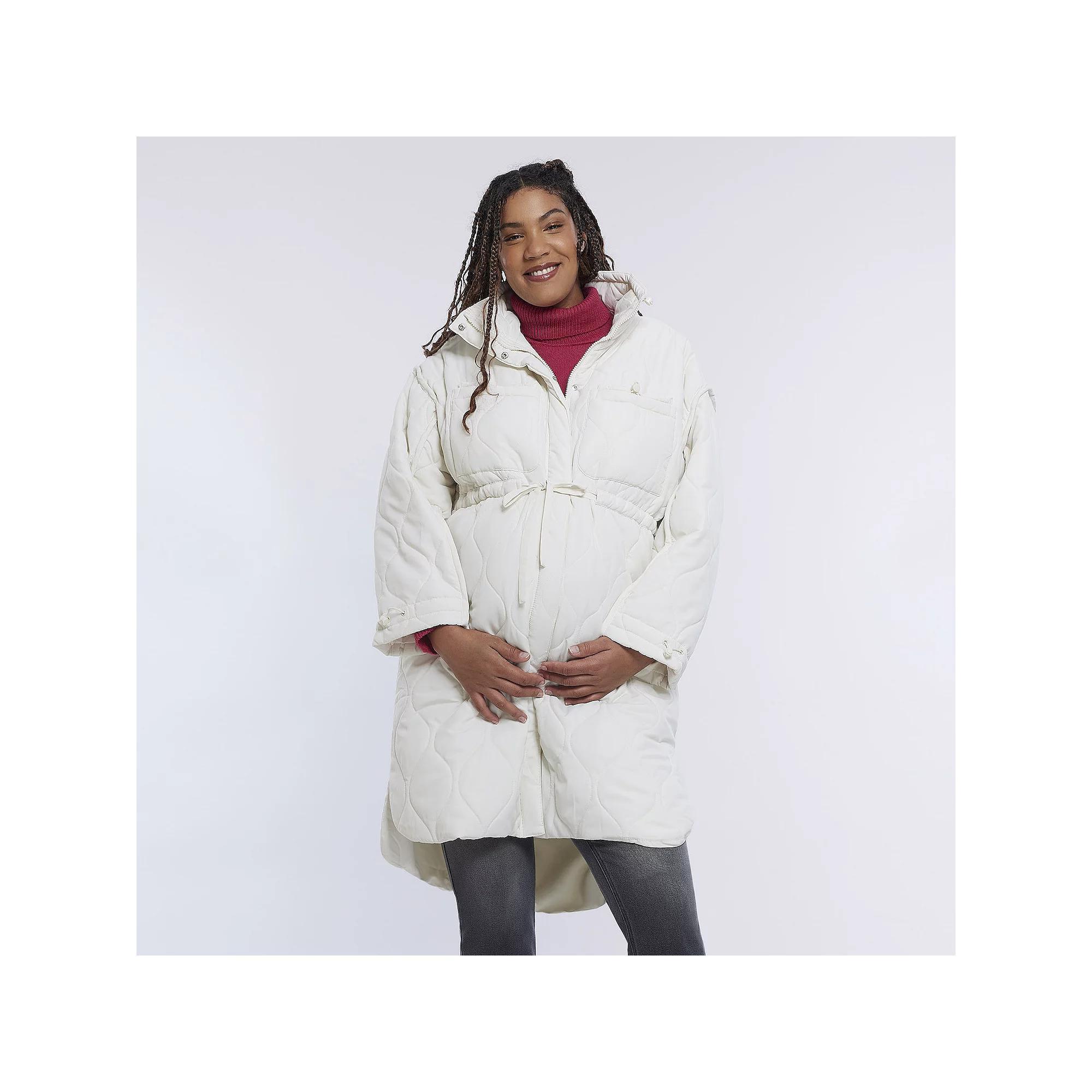 Maternity Motherhood® Puffer Jacket, Women's, Size: Medium-Mat, Black Product Image