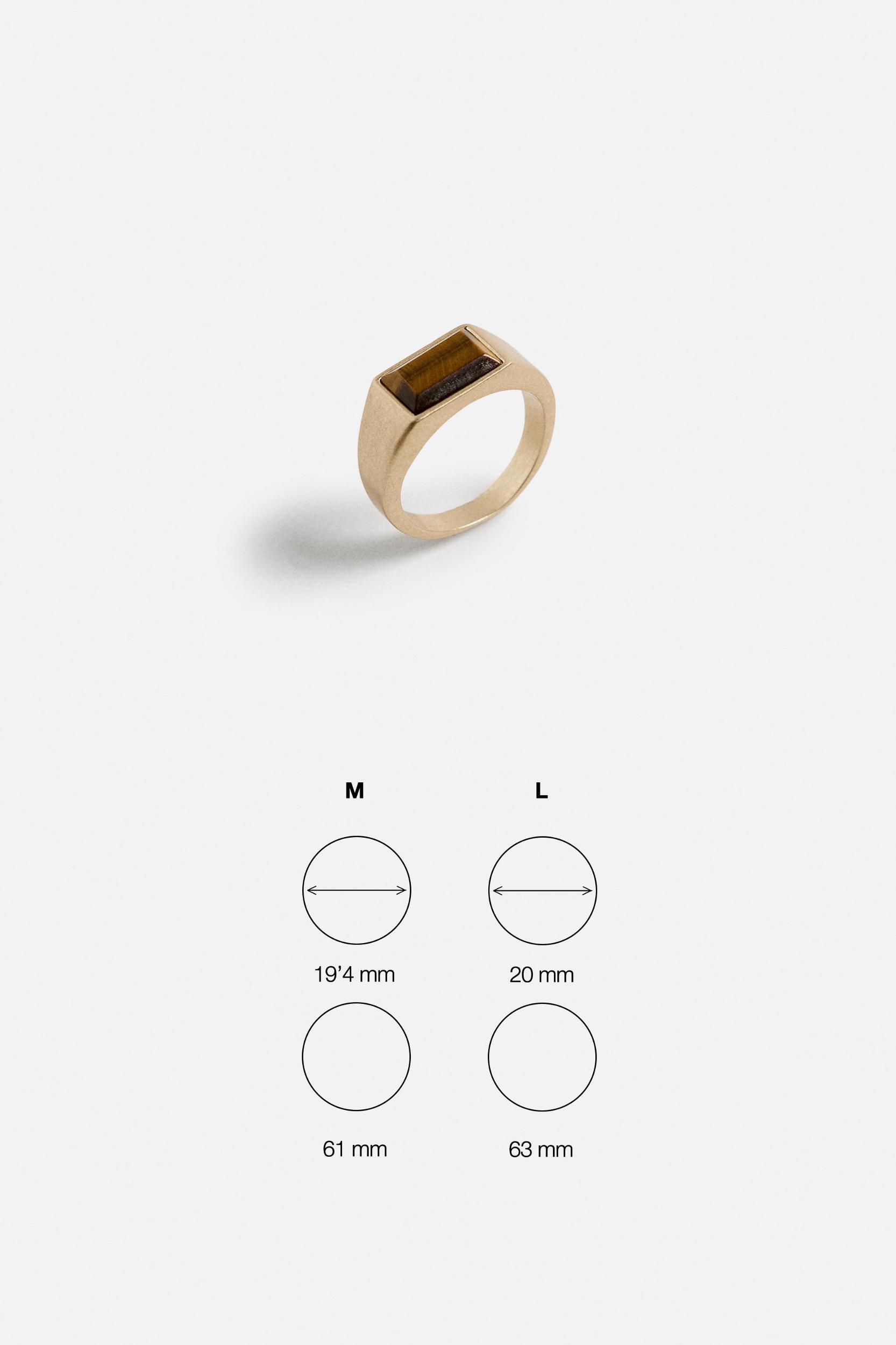 STONE SIGNET RING Product Image