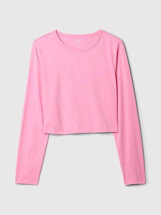 Organic Cotton VintageSoft Crop T-Shirt Product Image