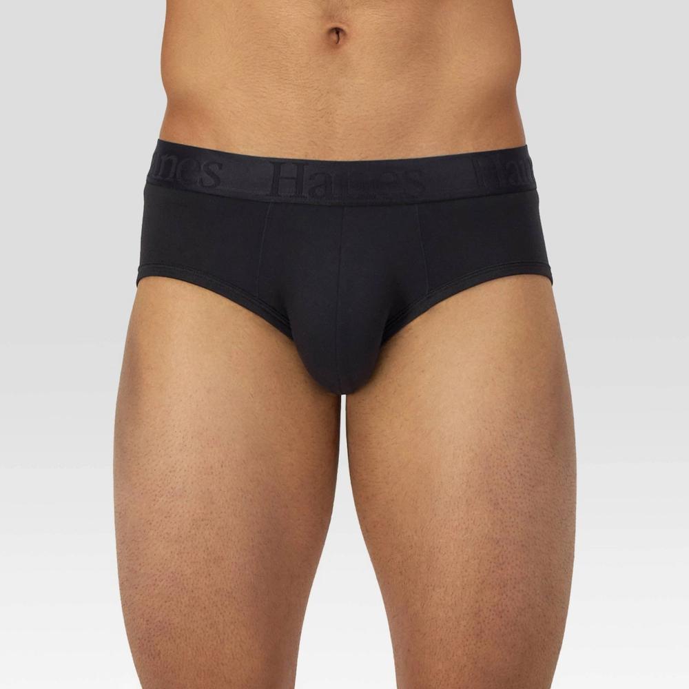 Hanes Originals Premium Men's SuperSoft Briefs 3pk - Blue/Black Product Image