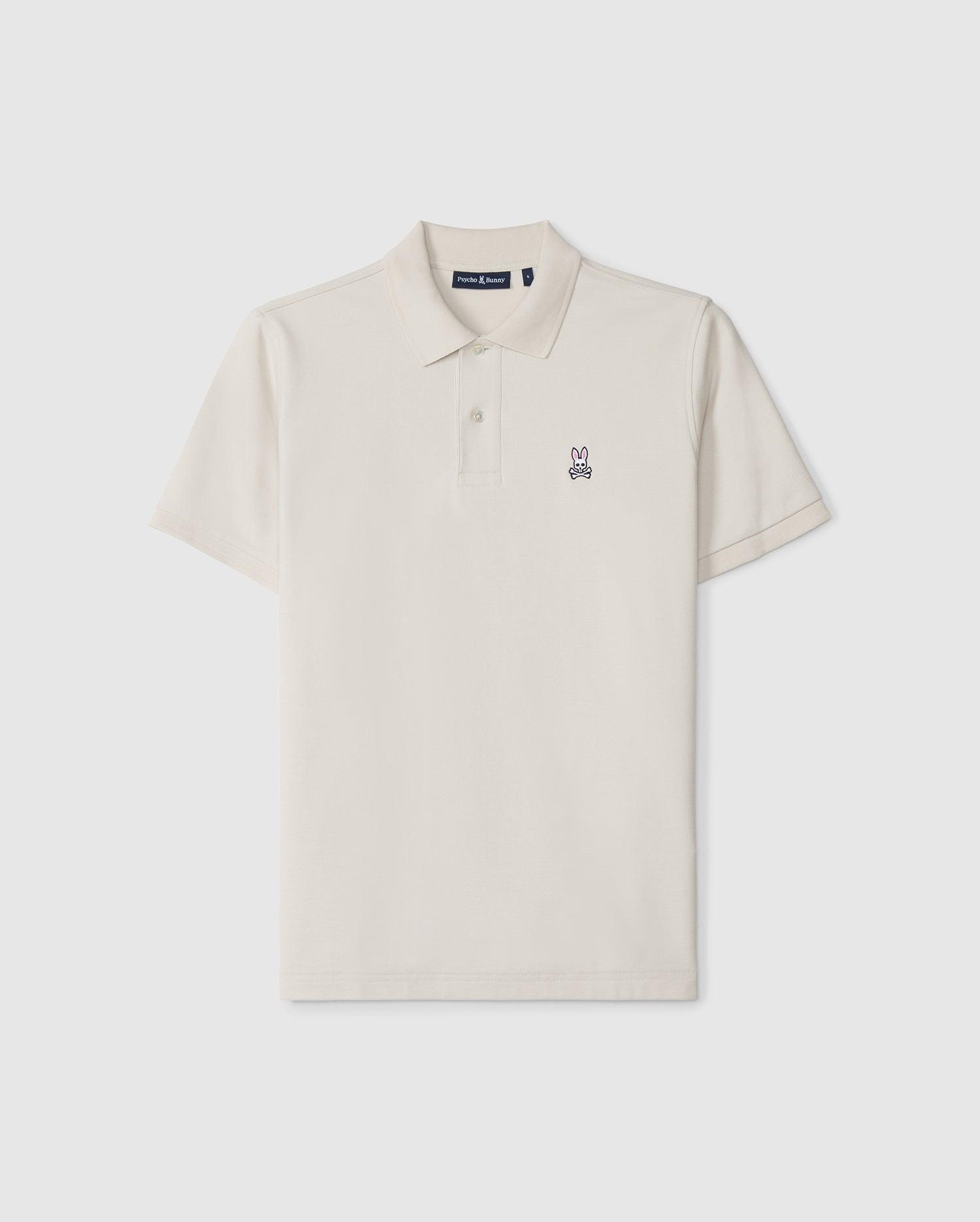 Men's Classic Pique Polo Shirt 104 NATURAL LINEN / XS Product Image