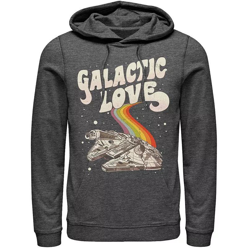 Men's Star Wars Pride Millennium Falcon Galactic Love Hoodie, Size: XL, Blue Product Image