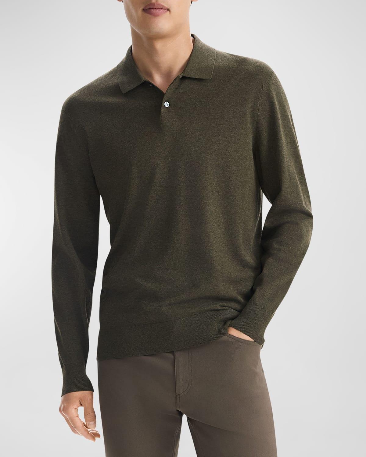 Mens Goris Long-Sleeve Polo Shirt Product Image