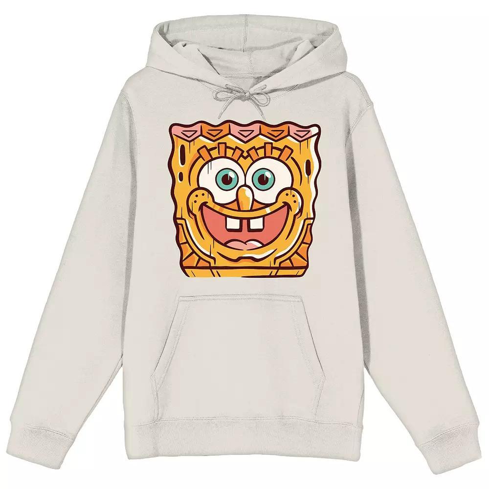 Men's SpongeBob SquarePants Hoodie, Size: Medium, Beige Product Image