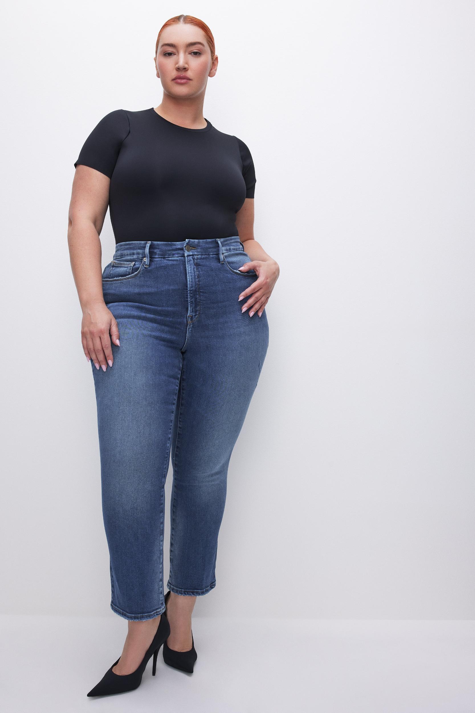 GOOD STRAIGHT COMPRESSION JEANS | INDIGO271 Product Image
