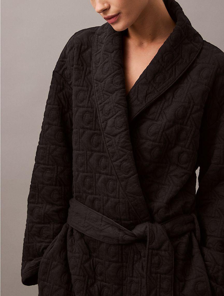 Terry Lounge Quilted Jacquard Robe Product Image