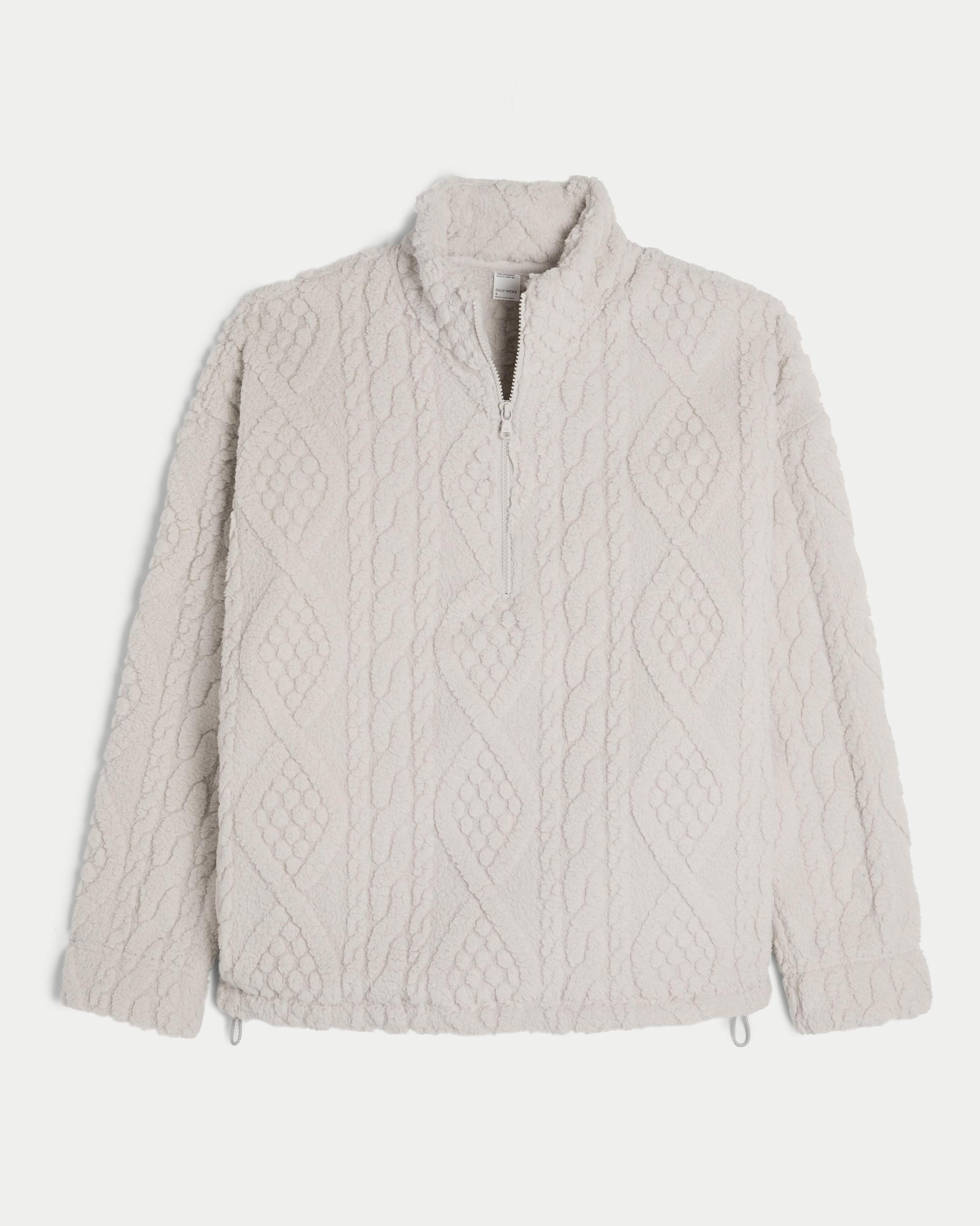 Gilly Hicks Oversized Cozy Quarter-Zip Top Product Image