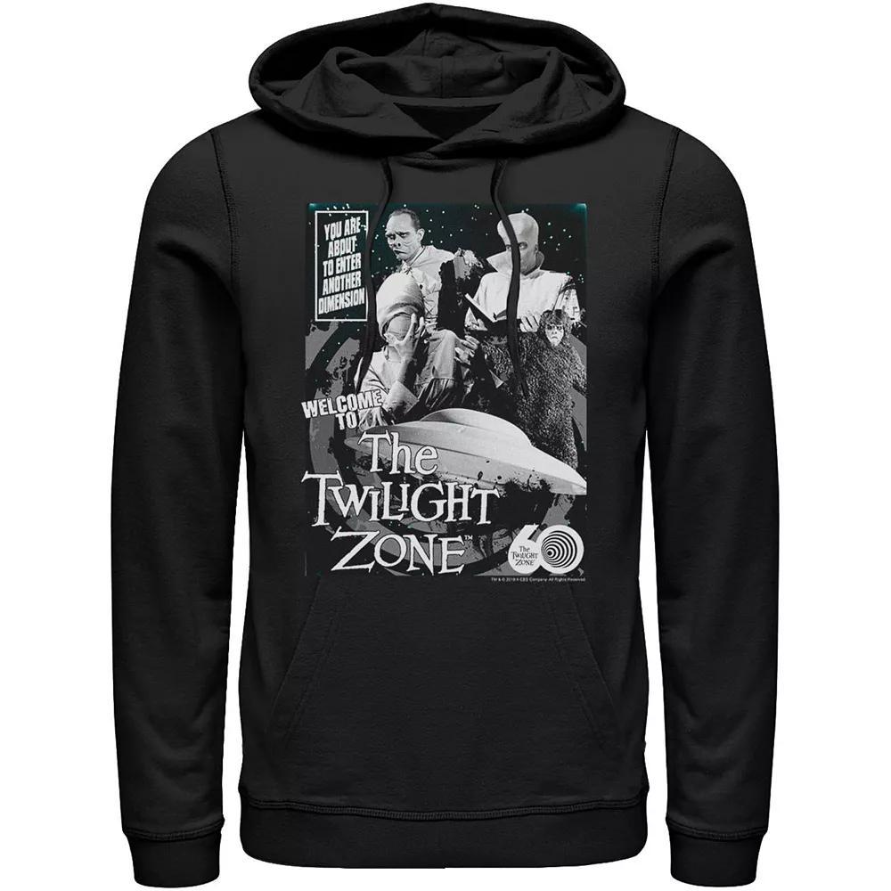 Men's CBS The Twilight Zone Comic 60th Hoodie, Size: Small, White Product Image