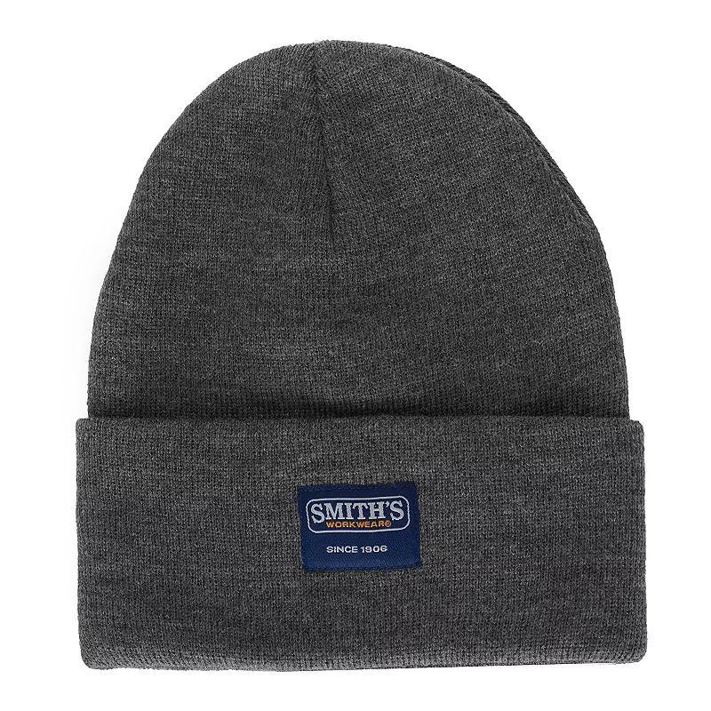 Men's Smith's Workwear Cuffed Pull-On Knit Beanie, Camel Brown Product Image