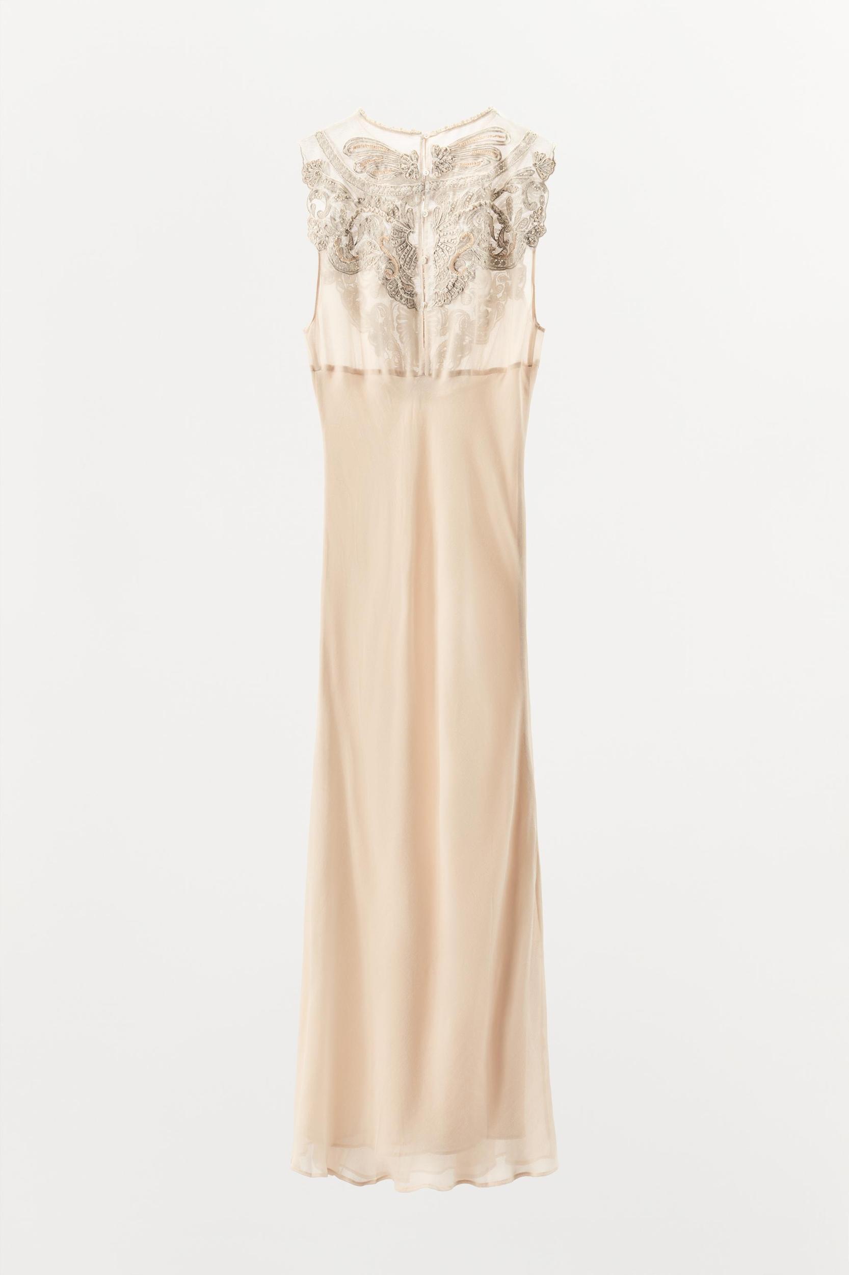 LIMITED EDITION EMBROIDERED DRESS WITH BEADING Product Image
