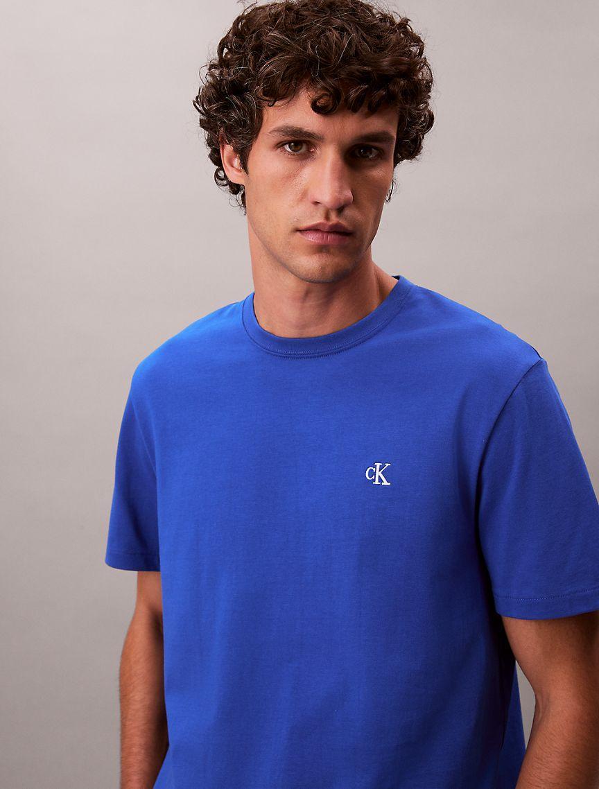 Embroidered Monogram Logo Relaxed T-Shirt Product Image