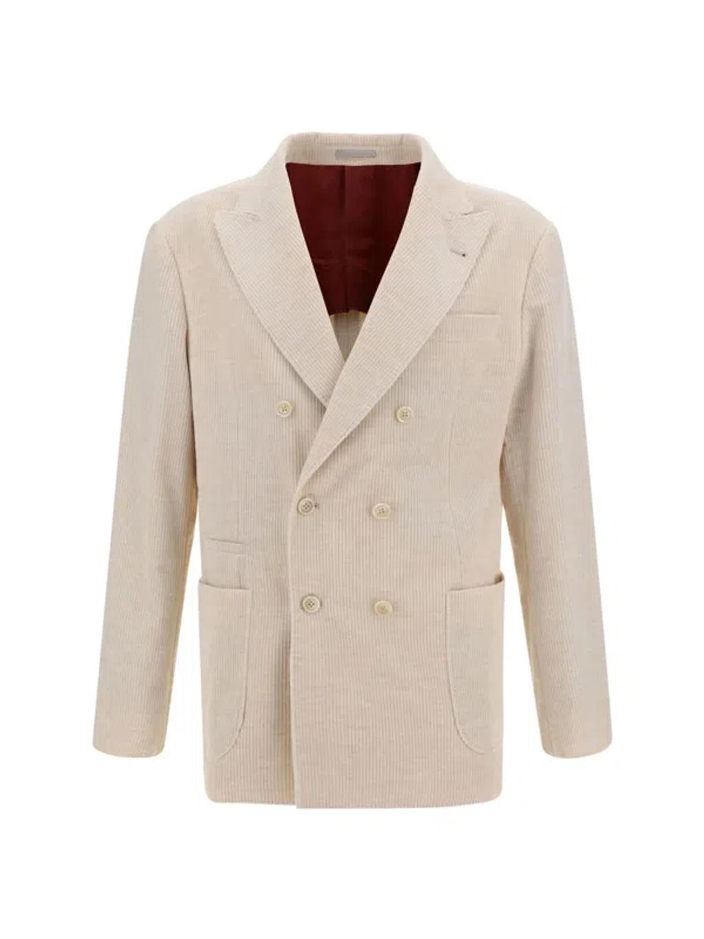 BRUNELLO CUCINELLI Jackets In Beige Product Image