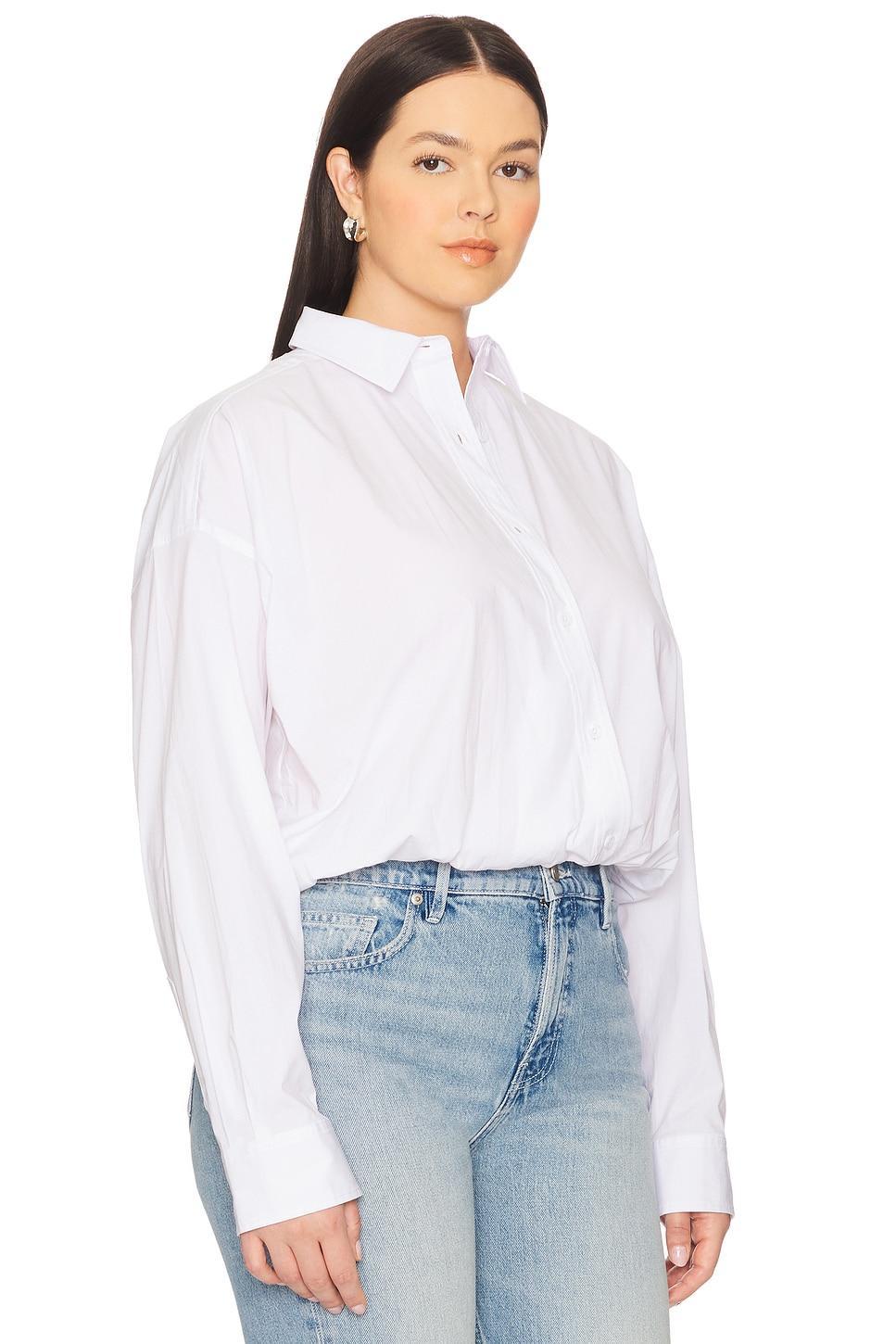 Poplin Bubble Shirt Good American Product Image