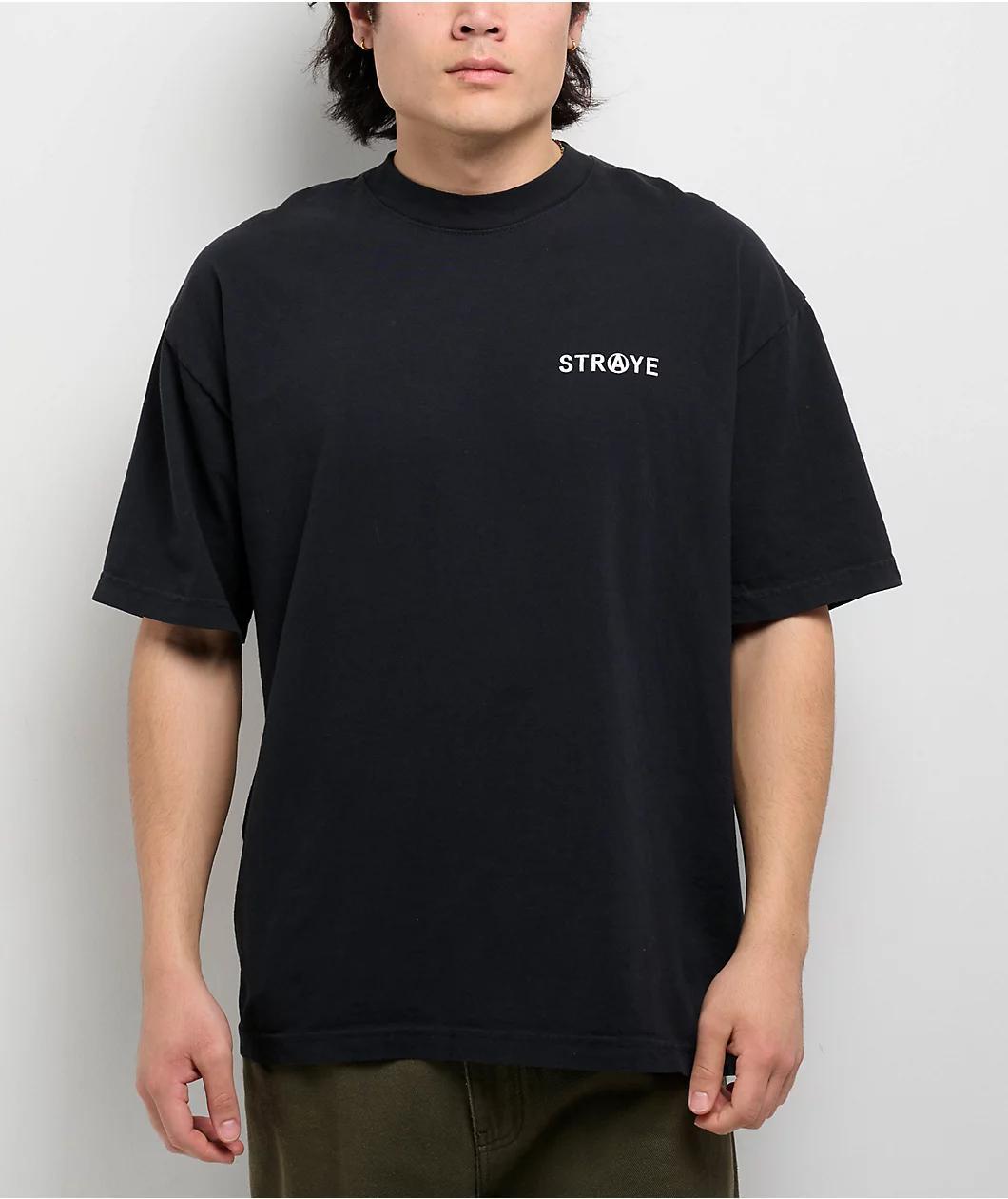 Straye Blaze Black T-Shirt Product Image