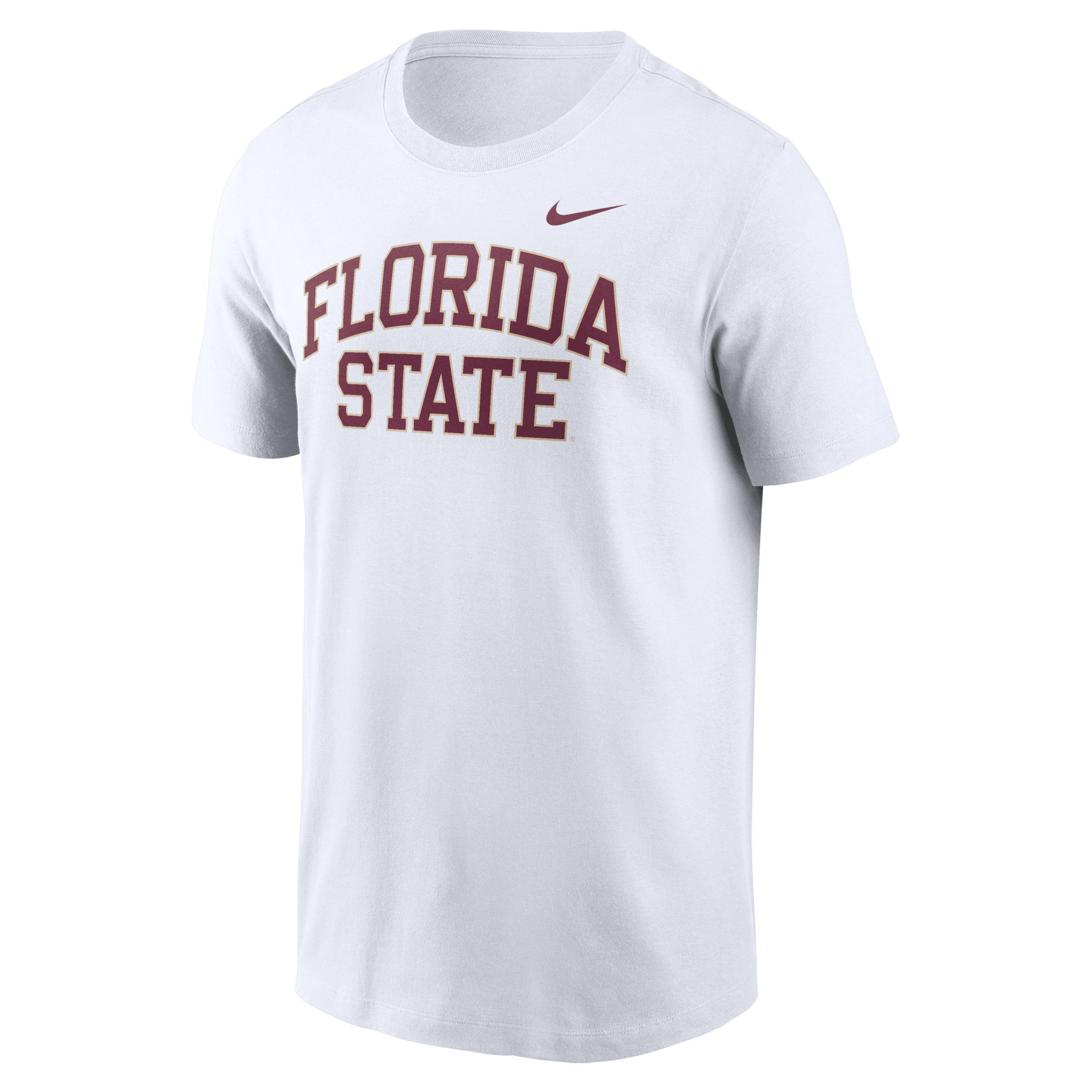 Men's Nike White Florida State Seminoles Blitz 2-Hit T-Shirt, Size: Medium Product Image