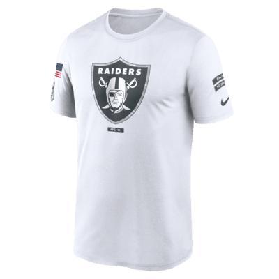 Men's Nike White Las Vegas Raiders 2024 Salute To Service Legend Performance T-Shirt, Size: Medium, Lvr White Product Image