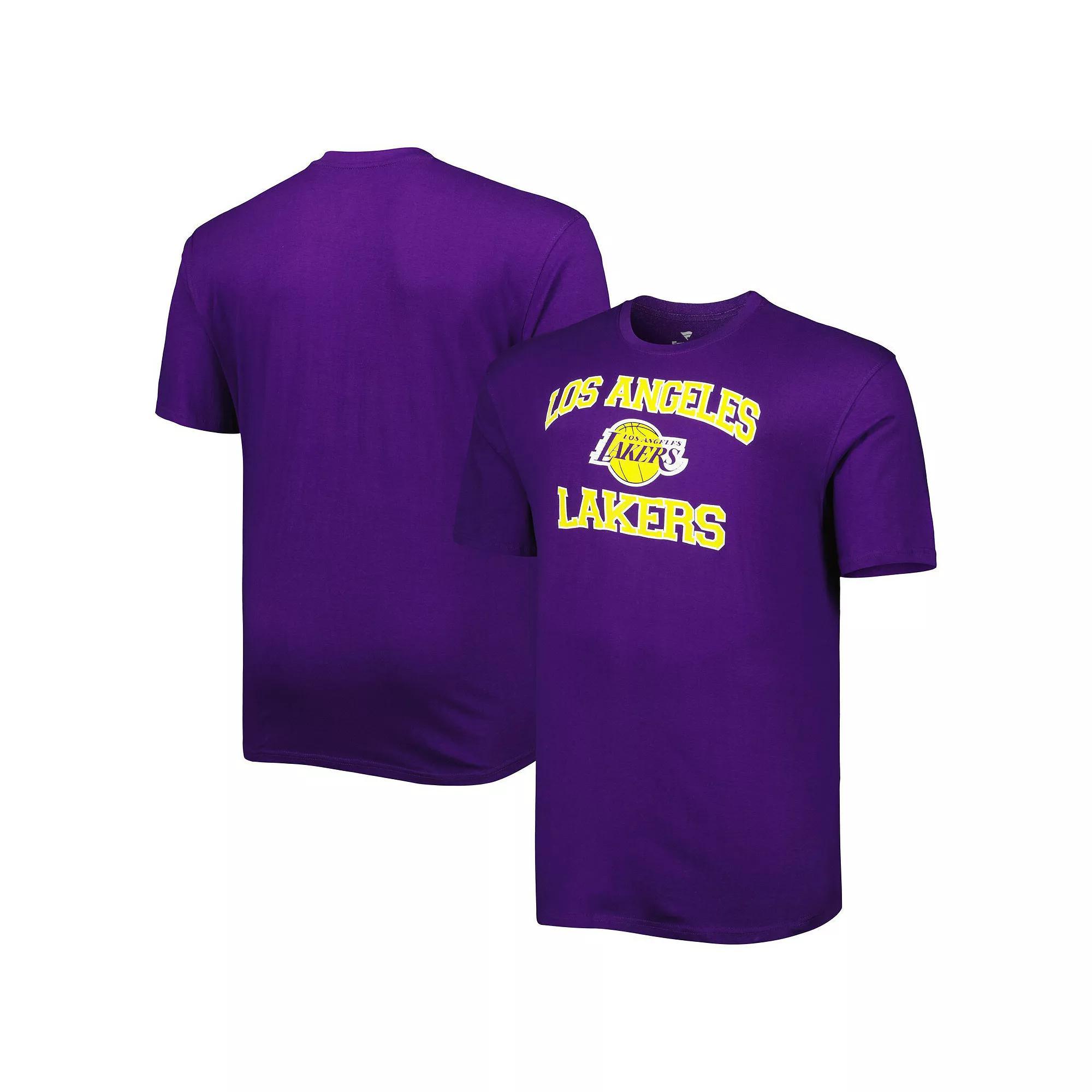 Men's Purple Los Angeles Lakers Big & Tall Heart & Soul T-Shirt, Size: 2XB Product Image