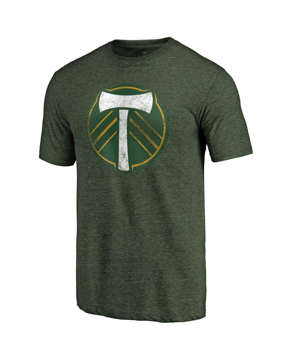 Mens Fanatics Branded Portland Timbers Distressed Primary Logo Tri-Blend T-Shirt Product Image