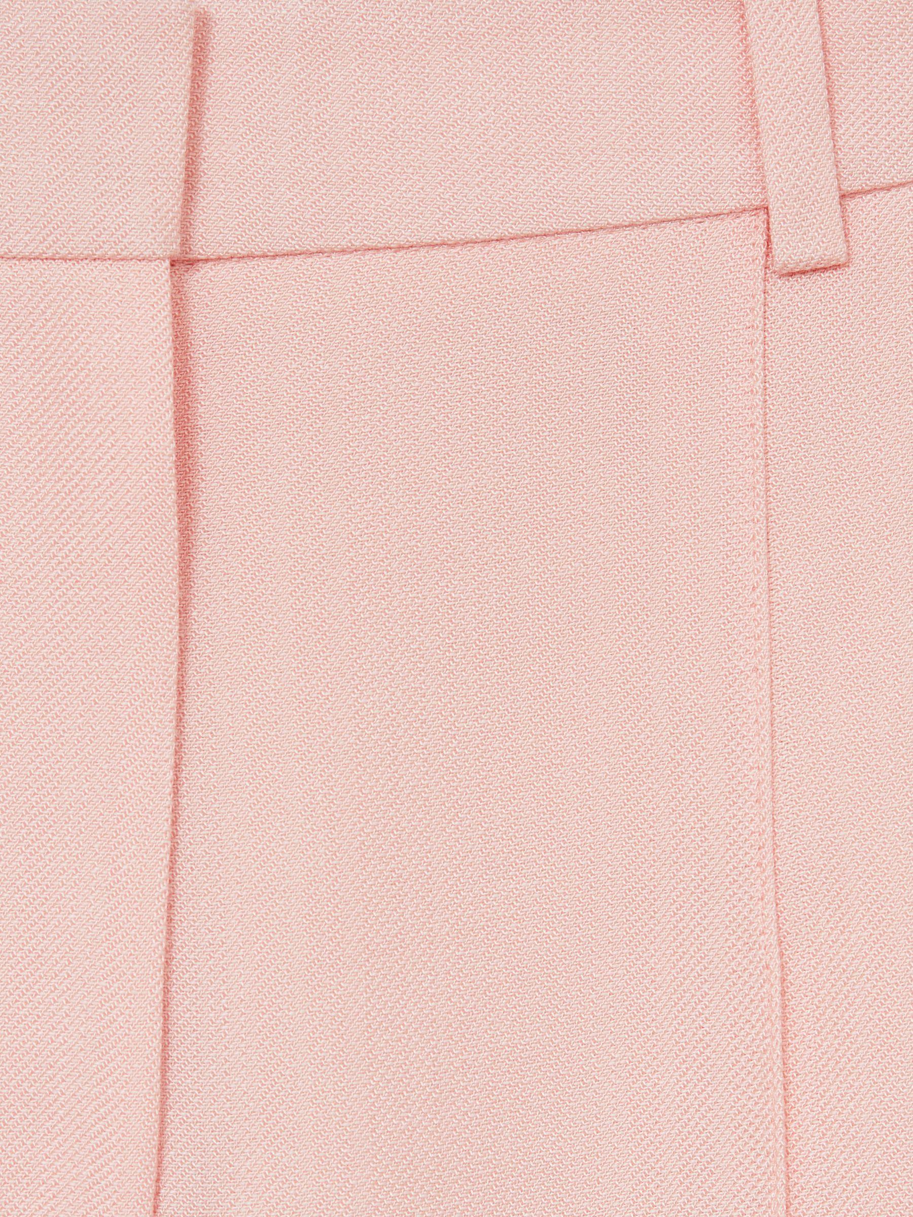 Petite Stretch-Cotton Wide-Leg Jeans in Light Blue Product Image