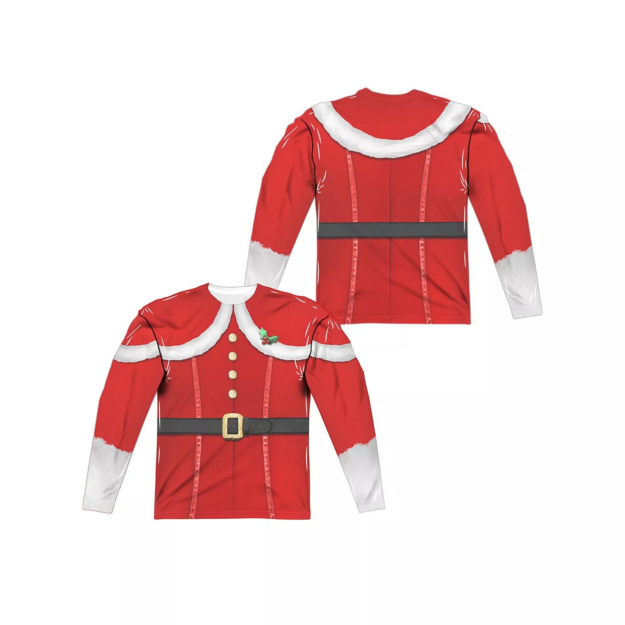 Mens Mrs. Claus Sublimated Long Sleeve Tee Product Image