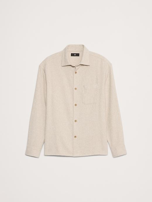 Relaxed-Fit Flannel Overshirt Product Image