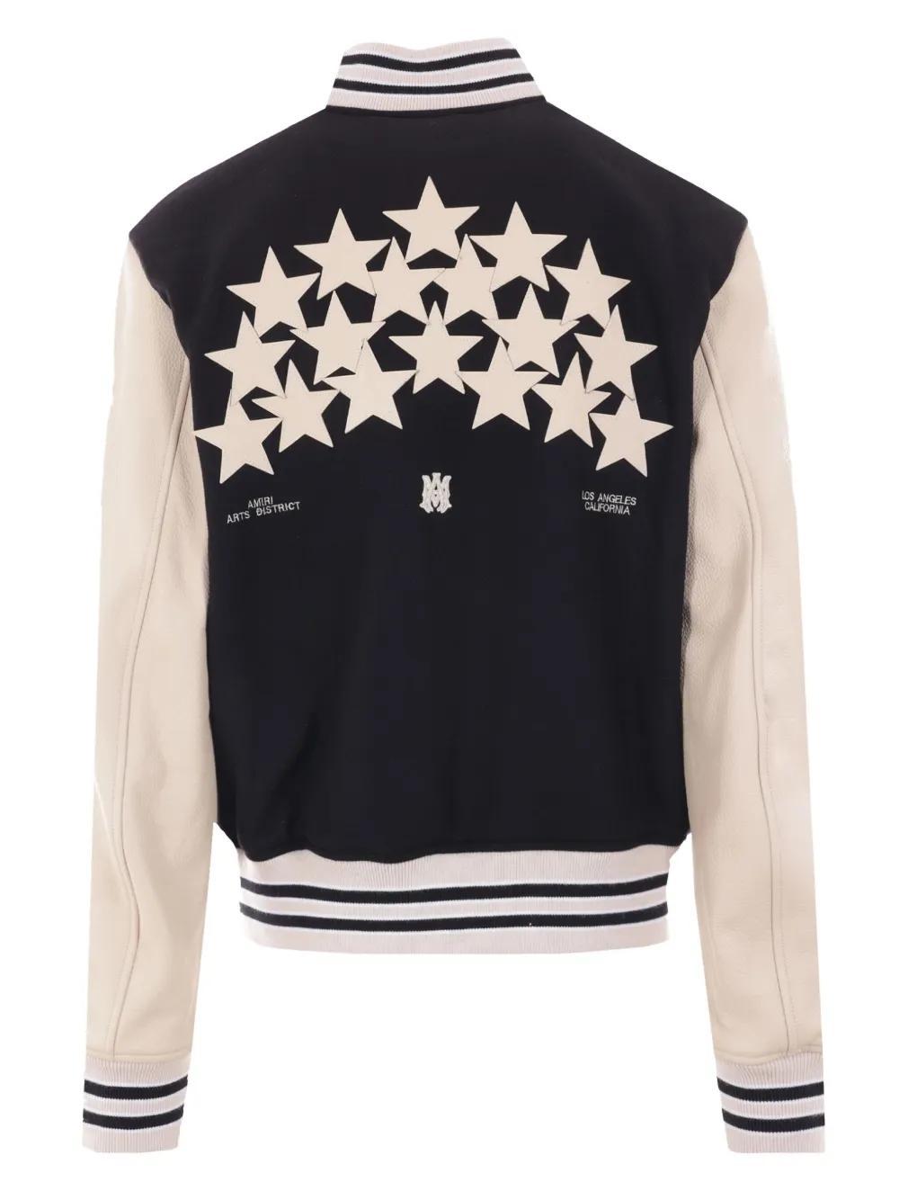 logo-embroidered bomber jacket Product Image